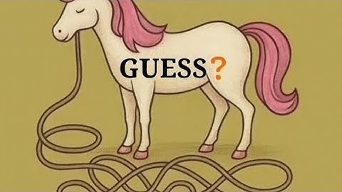 jeelu is live IQ test live puzzle game solve Where the unicorn is tied mind game brain test