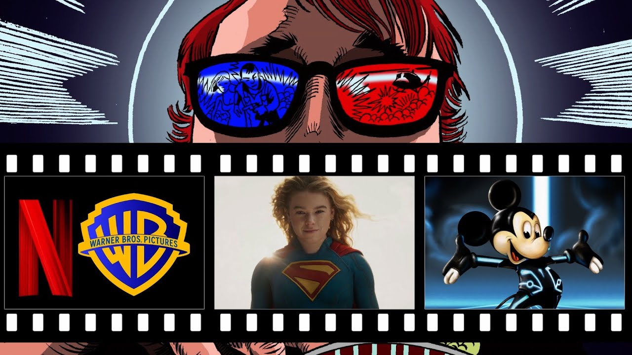 Movie Crap Live!!! Netflix Warner Deal Speculation , Supergirl Trailer, Disney goes in on AI