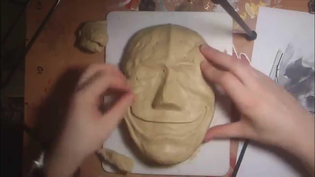 Голова из пластилина 6. Маска из скульптурного пластилина. Лепка головы человека. Лепка головы из скульптурного пластилина. Голова человека из пластилина.