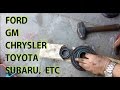 AC clutch bearing replacement GM Ford Chrysler Toyota Etc