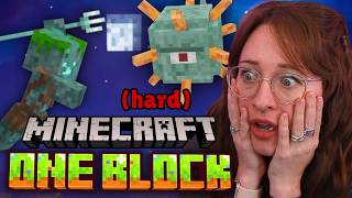 Minecraft ONE BLOCK but OCEAN CREATURES are taking over! screenshot 3