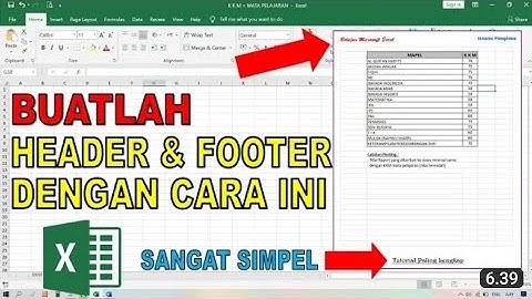 Cara Membuat Header Tidak Bergerak Ketika di Scroll di Excel