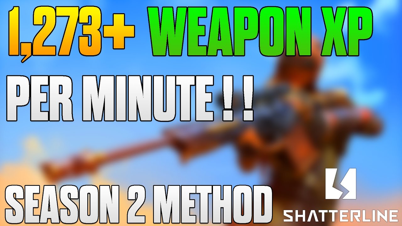 NEW FASTEST WEAPON XP Farming Method - Shatterline Season 2