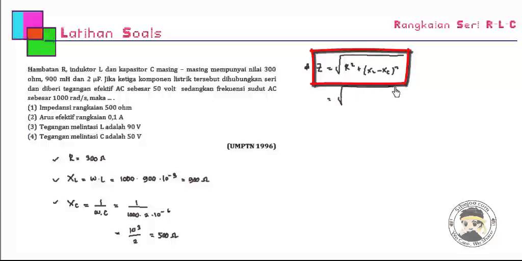 Listrik Arus Bolak Balik Latihan Soal 12 YouTube Listrik Arus Bolak Balik Latihan Soal 12 YouTube