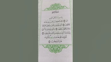 قورئان خوێن :  سیداد عبدالقادر سورة البقرة (١-٥) #القرآن_الكريم #المصحف #دويتو #travel #لايك