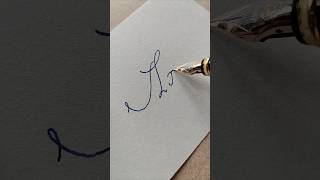 Как красиво написать букву Л с петельками перьевой ручкой? Каллиграфия и красивое письмо