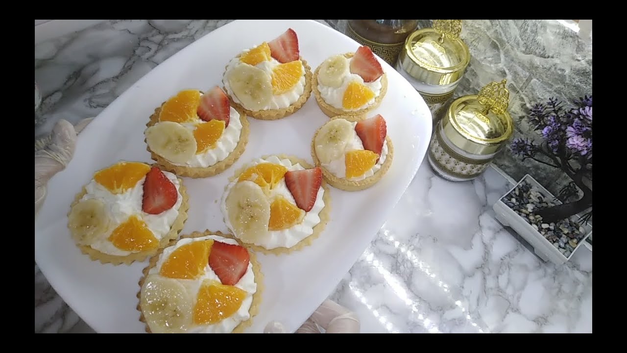 تارتولات بدون زبدة (بالزيت) تجي تذوب فالفم🤤 مع كريمة بزاف خفيفة😚 من خفتها طارو بيها🤭