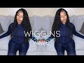 Start to finish | Wispy edges laid on loose deep wave wig Ft Wiggins Hair