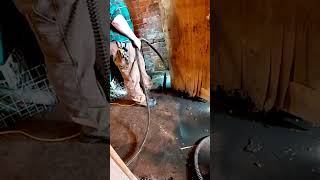 We Clear The Pipe Running Water At The Uio