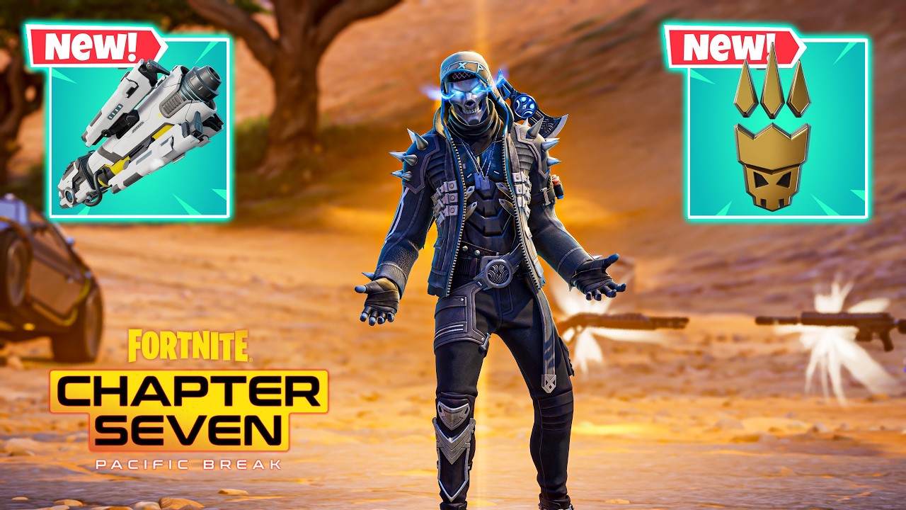 SKULL RAIDER vs ALL MYTHIC WEAPONS ( NEW! FORTNITE Chapter 7 )