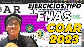 COAR-TYPE EXERCISES TAKEN FROM THE LAST COAR 2022 ADMISSION EXAM COAR-TYPE EXERCISES TAKEN FROM THE LAST COAR 2022 ADMISSION EXAM