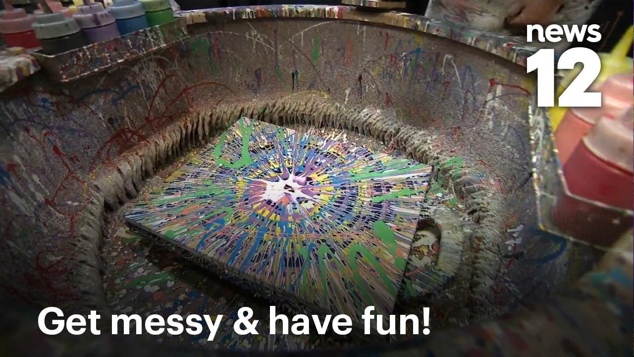 Smash rooms, spin art and more fun & messy activities to try