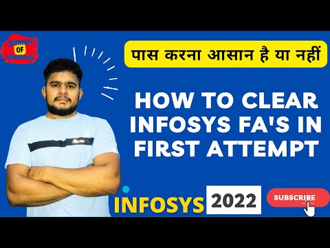 HOW TO CLEAR INFOSYS FA IN FIRST ATTEMPT IN 2022 | EASY TO CLEAR FA'S AFTER THIS VIDEO | MUST WATCH