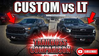 We put two Trail Bosses side by side so you don't waste $12,000 (LT and Custom Trailboss Comparison)