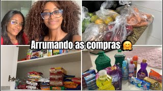 Organização das nossas compras do mês! 🥰