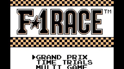 F-1 Race 1991 Game Boy