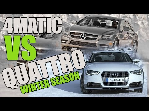Winter Season - MERCEDES 4MATIC VS AUDI QUATTRO 2017