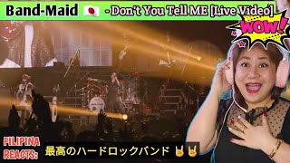 [REACTS] : BAND-MAID - Don't You Tell ME (Official Live Video)