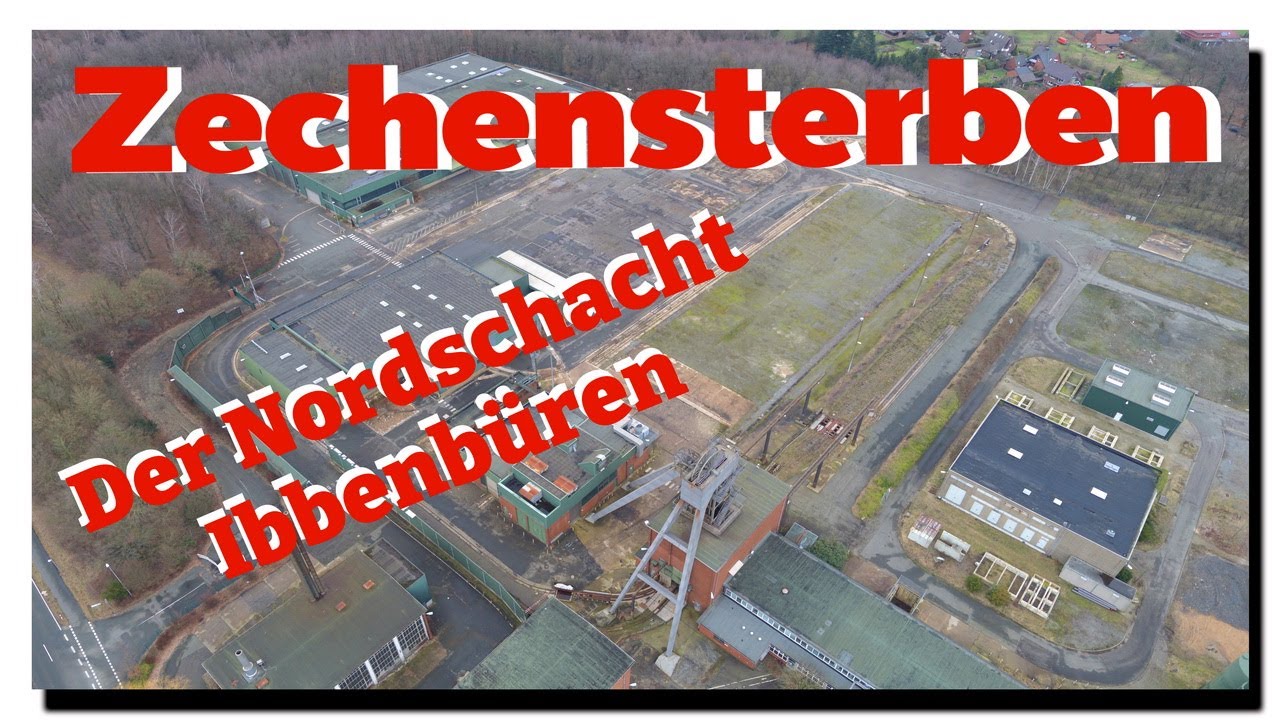 Nordschacht Ibbenbüren, der Zustand 3 Jahre nach der letzen Seilfahrt