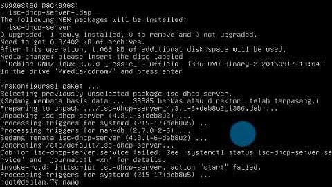 Cara Instalasi Dan Konfigurasi Remote SSH Server Dan DHCP Server Debian 8.6