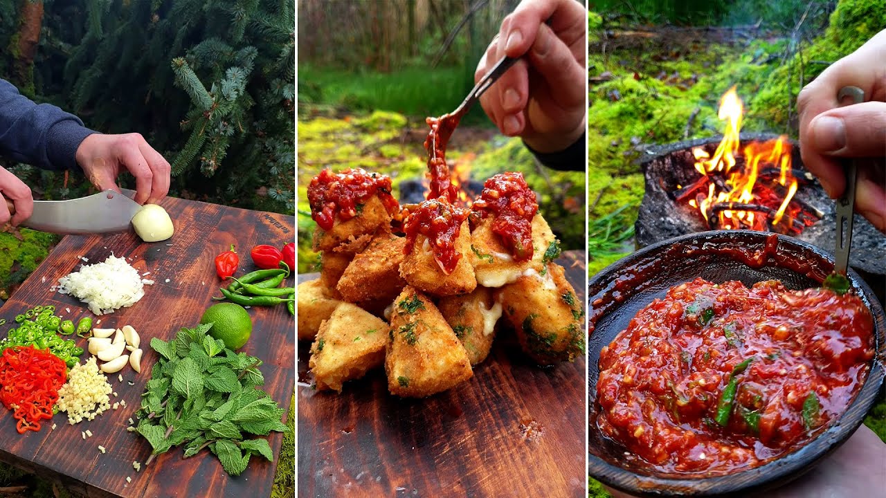 Deep Fried Camembert ? Forest Kitchen ASMR style