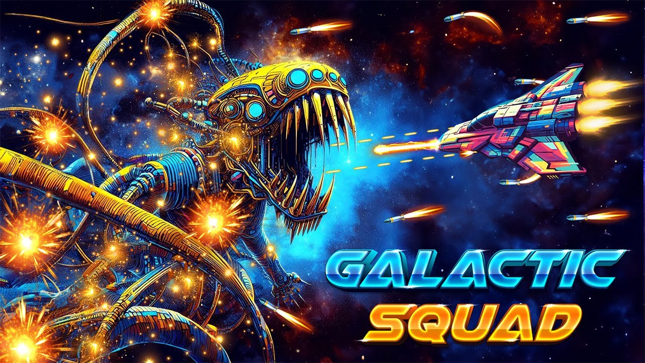 Galactic Squad Arcade Shooter MOD APK cover