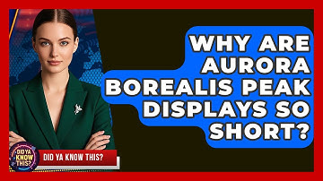 Why Are Aurora Borealis Peak Displays So Short? - Did Ya Know This