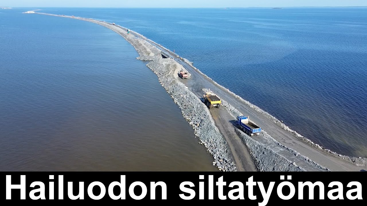 Hailuodon siltatyömaa 29.7.2025
