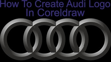 How to create Audi logo in Coreldraw