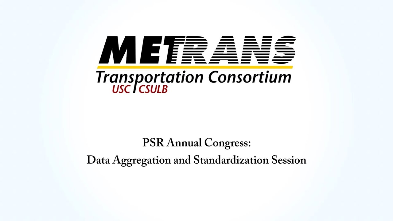 Data Aggregation and Standardization Session