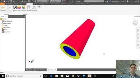 Autodesk Inventor 2018 Cylinder/Cone