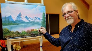 Steve Ross painting - Tip for footie hills from our class in Michigan