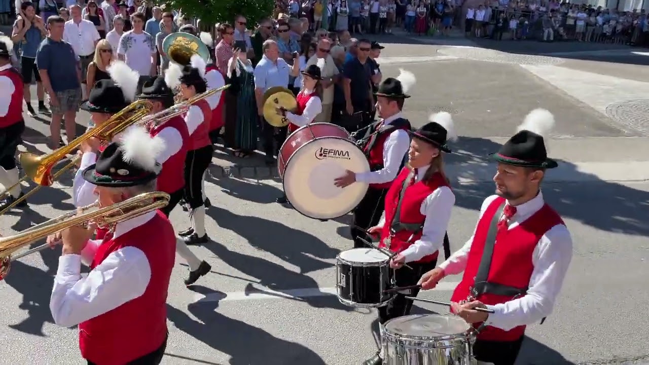 Musik Roßbach-Marschmusikbewertung 2022, Ausschnitt Showteil, in Weng