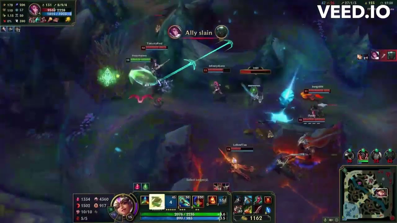 1v5 qiyana (instant penta)