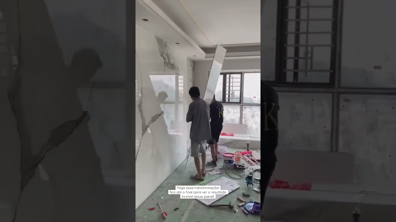 PAINEL DE TV EM PORCELANATO