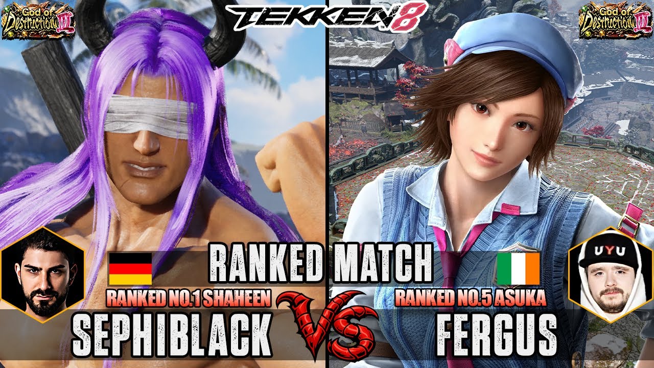 T8 ▰ SEPHIBLACK 🇩🇪 (#1 Ranked Shaheen) Vs MIR | FERGUS 🇮🇪 (#5 Ranked Asuka) ▰ High Level Gameplay!