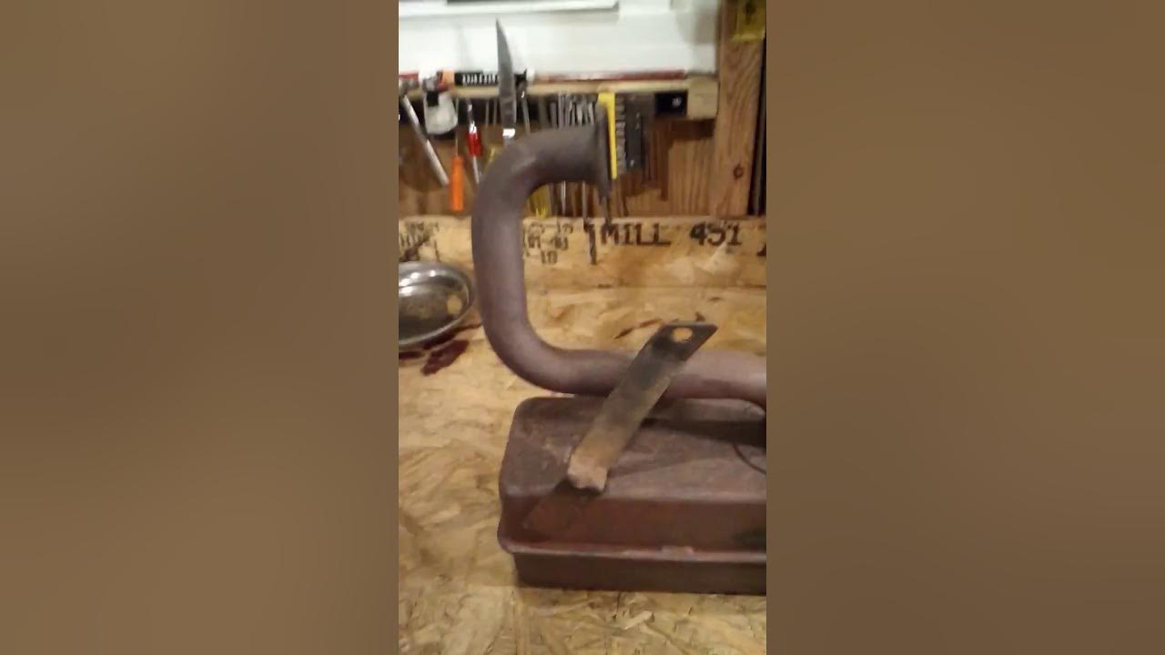 how to determine if your riding mower exhaust muffler is bad YouTube
