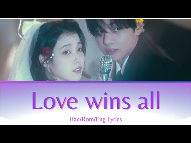 Love Win All｜IU u0026 V AI Cover + Extended version ｜(Color Code Lyrics /Rom/Eng/Han) class=