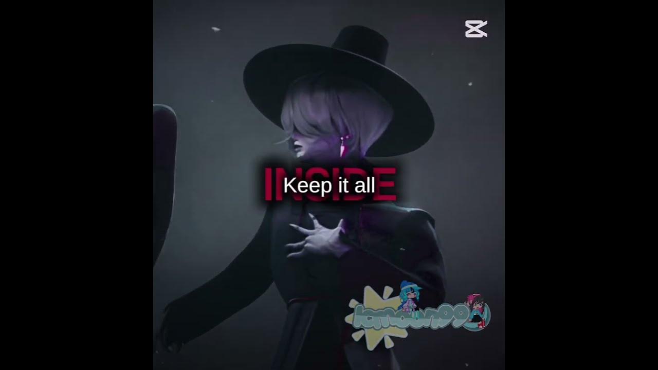 Is this why we can't see his face? The lyrics match him, and us not able to see his eyes