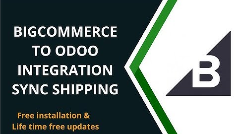 Odoo To BigCommerce Integration Sync Shipping | #bigcommerce #integration #sync #shipping #in #odoo