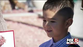 FOX5 Surprise Squad recognizes young hero who dove into action to save little brother