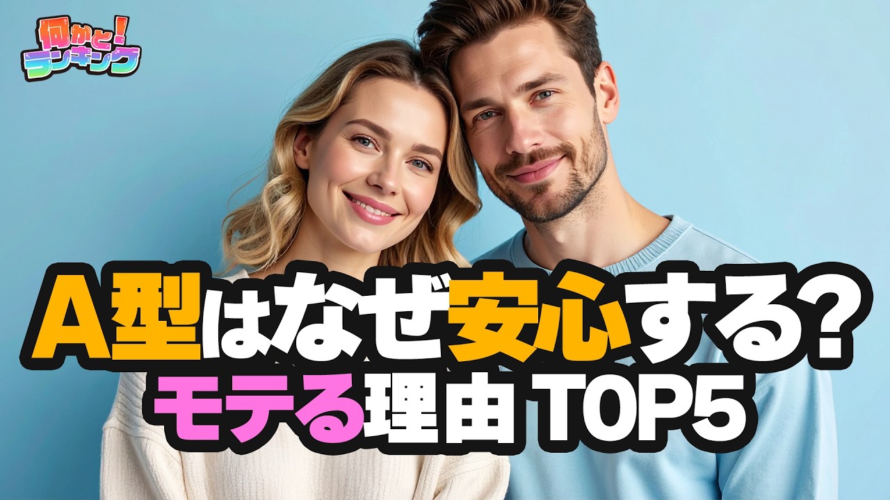 A型が選ばれ続ける理由TOP5