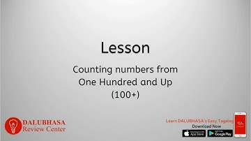 One Hundred and Beyond - Numbers - Learn Tagalog
