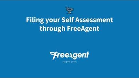 How to file your Self Assessment tax return using FreeAgent