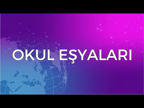 Yabancılara Türkçe Öğretimi - 17. Okul Eşyaları