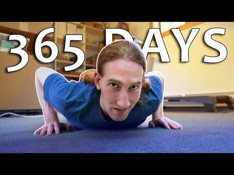 I did 100 pushups every day for a YEAR