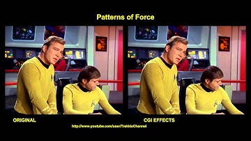 Star Trek - Patterns of Force - visual effects comparison