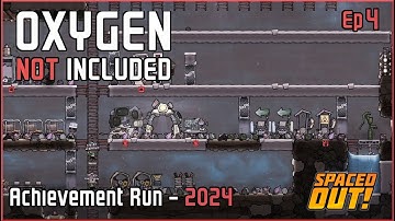 Ep 4 - Colony Planning - Oxygen Not Included - Beginners Guide - All Achievements - 2024