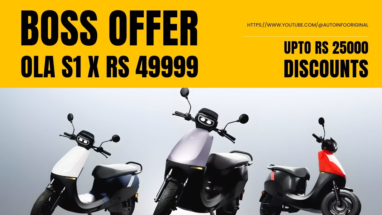OLA S1X (2KWH) Get Biggest Offer Now AT 49,999/-* ! Electric Scooter in 2024