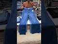 Trendy wideleg fits to stylish bell bottoms explore the latest denim collection available #jeans